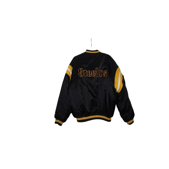 Vintage Pittsburgh Steelers Mirage Satin Bomber Jacket Men’s Large NFL Foorball - Picture 5 of 10
